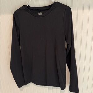 Black Long Sleeve J Crew T-Shirt